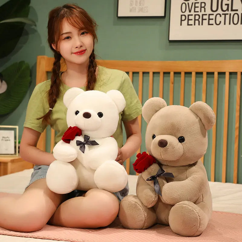 Teddy Bear Plush Pillow