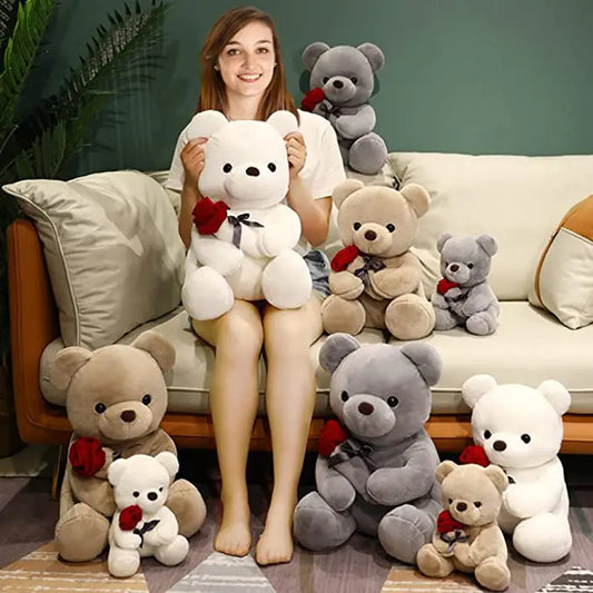 Teddy Bear Plush Pillow