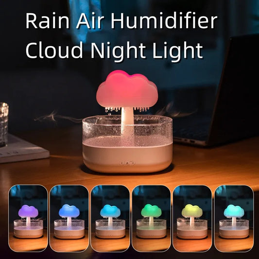 Rain Cloud Night Light Humidifier