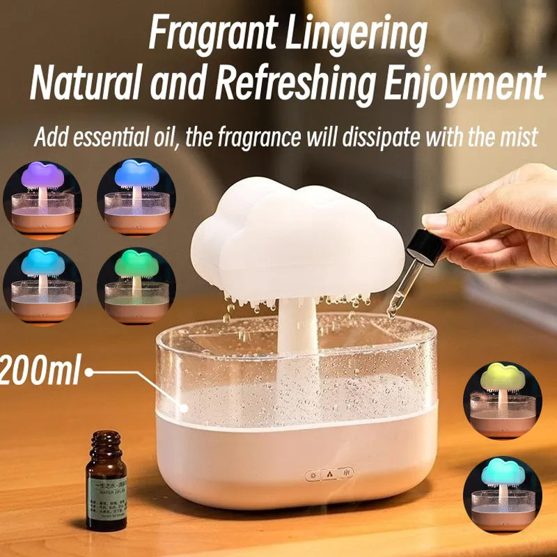 Rain Cloud Night Light Humidifier